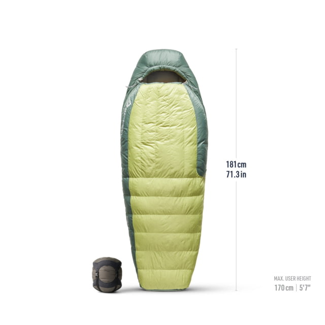 Sea To Summit Sea to Summit Ascent Down 30F/-1C Sleeping Bag - Women's Celery Green Regular