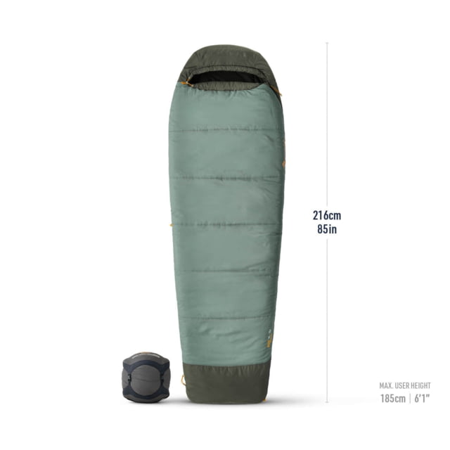 Sea To Summit Sea to Summit Boab Synthetic 15F/-9C Sleeping Bag Laurel Wreath Green Regular