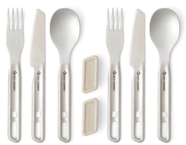 Sea to Summit Detour Stainless Steel Cutlery Set 2P 6-Piece