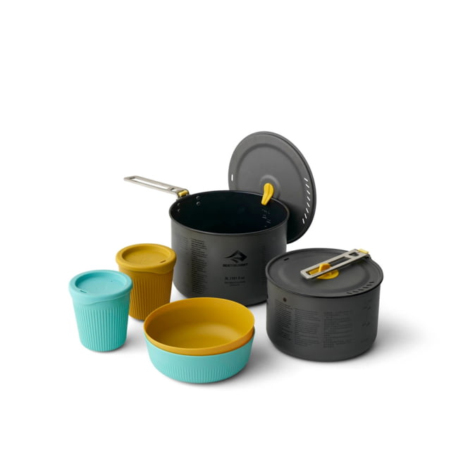 Sea To Summit Sea to Summit Frontier UL Two Pot Cook Set 6 Piece Multicolor 2 Person