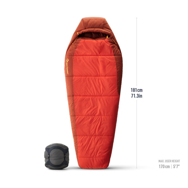 Sea To Summit Sea to Summit Hamelin Synthetic -1C/30F Sleeping Bag - Women's Regular Spicy Orange Regular