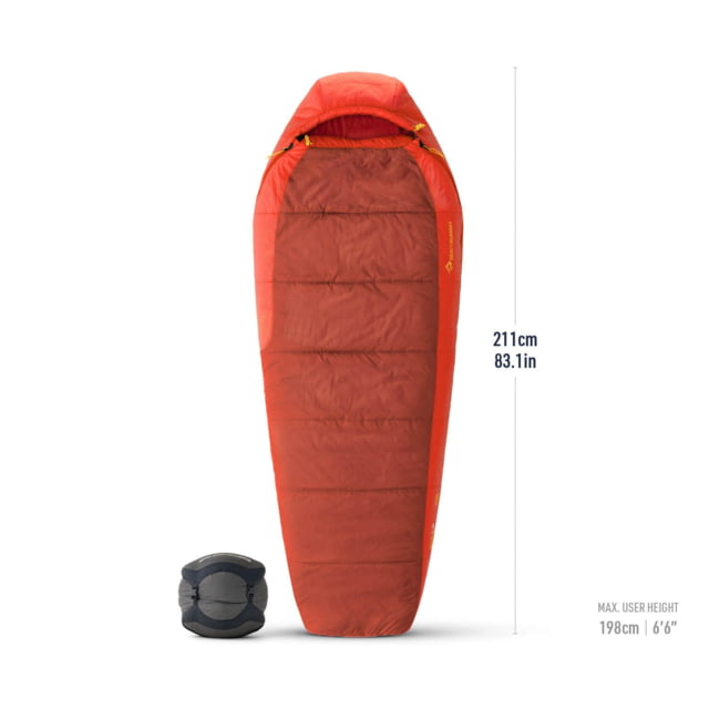 Sea To Summit Sea to Summit Hamelin Synthetic 30F/-1C Sleeping Bag Long Picante Red Long