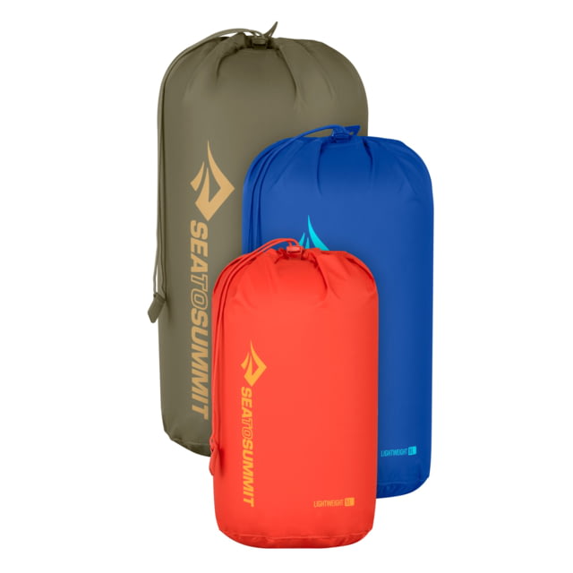 Sea To Summit Sea to Summit Lightweight Stuff Sack Set Orange/Blue/Green