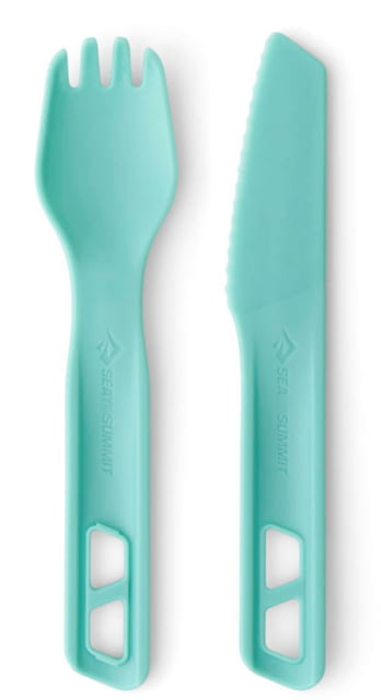 Sea to Summit Passage Cutlery Set 2 Piece Aqua Sea Blue