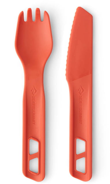 Sea to Summit Passage Cutlery Set 2 Piece Spicy Orange