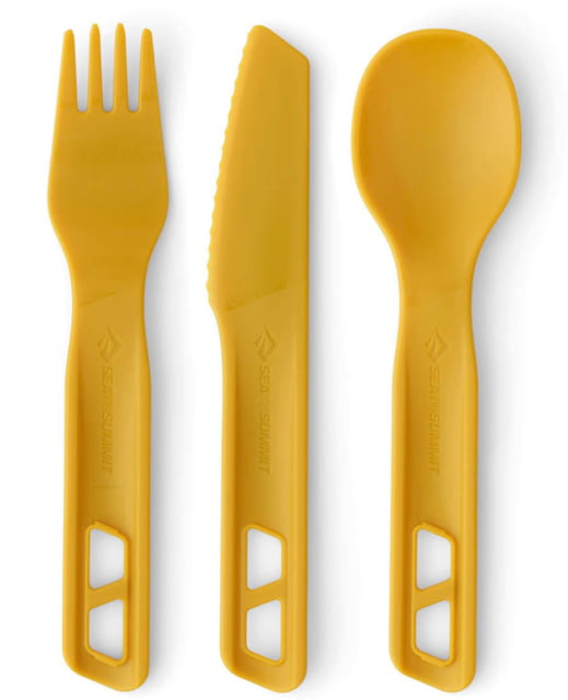 Sea to Summit Passage Cutlery Set 3 Piece Arrowwood Yellow