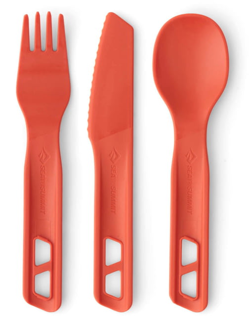 Sea to Summit Passage Cutlery Set 3 Piece Spicy Orange