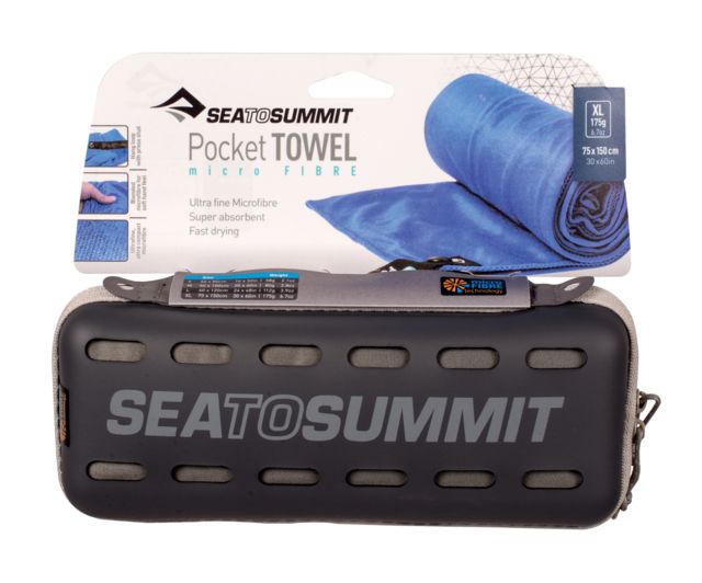 Sea to Summit Pocket Towel Extra Large 30in x 60in Grey