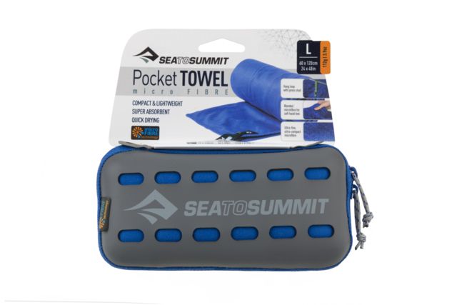 Sea to Summit Pocket Towel-Cobalt Blue-Large