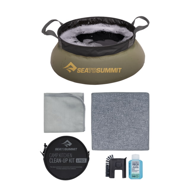 Sea To Summit Sea to Summit Camp Kitchen Clean Up Kit Multicolor 6 Pieces