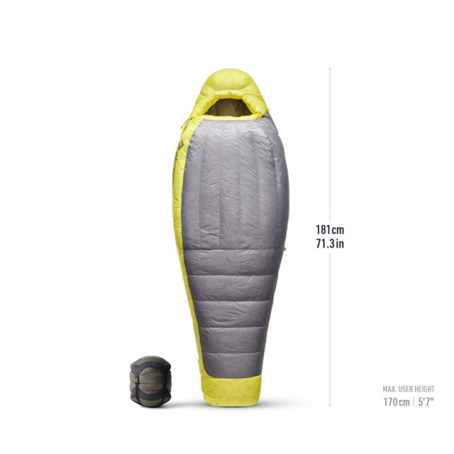 Sea To Summit Sea to Summit Spark Down 15F/-9C Sleeping Bag - Women's Regular Pewter Grey Regular