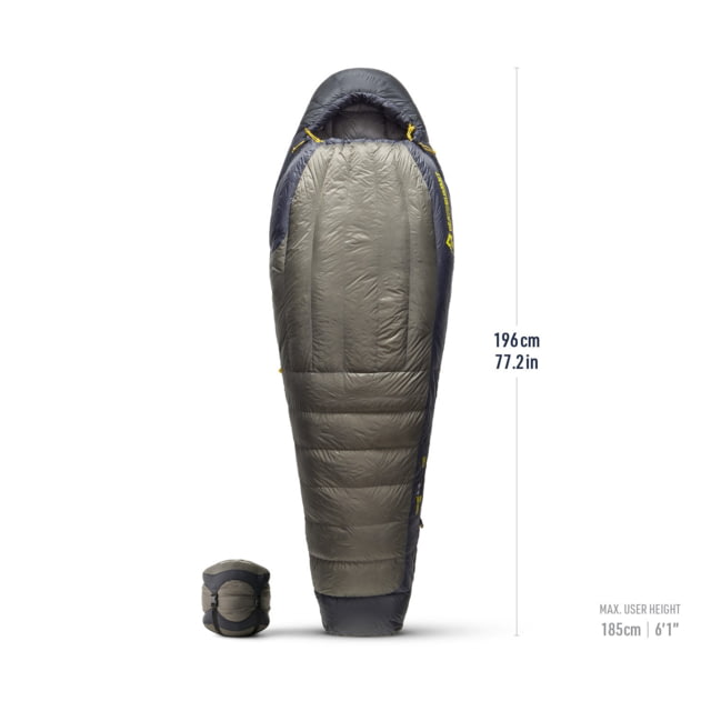 Sea To Summit Sea to Summit Spark Pro Down 15F/-9C Sleeping Bag Regular Beluga Black Regular