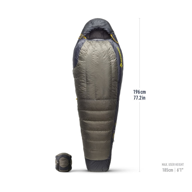 Sea To Summit Sea to Summit Spark Pro Down 30F/-1C Sleeping Bag Regular Beluga Black Regular