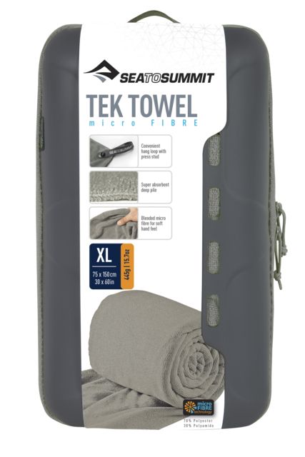 Sea to Summit Tek Towel Extra Large 30in x 60in Grey