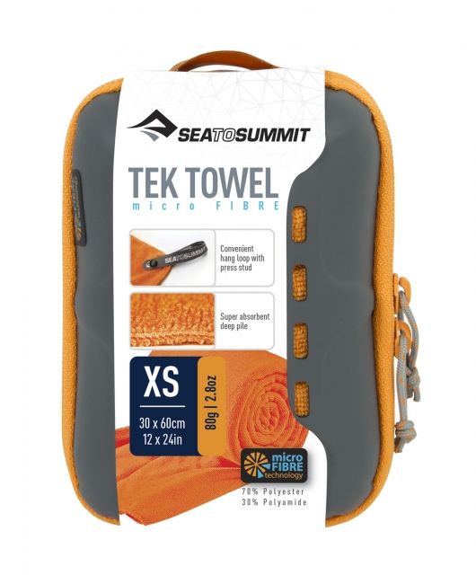 Sea to Summit Tek Towel Extra Small 12in x 24in Orange