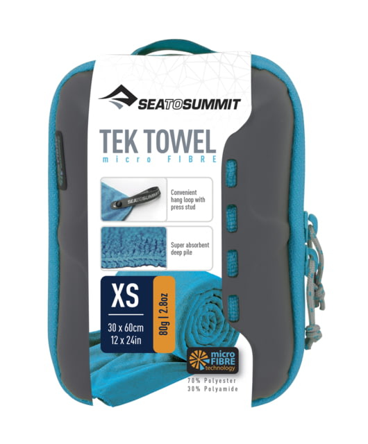 Sea to Summit Tek Towel Extra Small 12in x 24in Pacific Blue