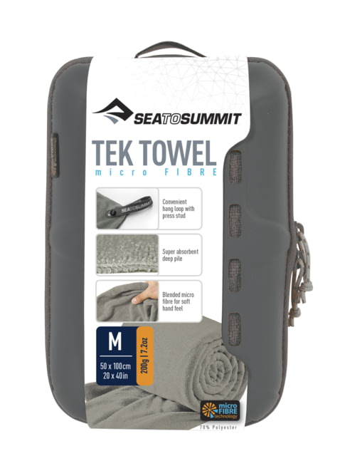 Sea to Summit Tek Towel Medium 20in x 40in Grey