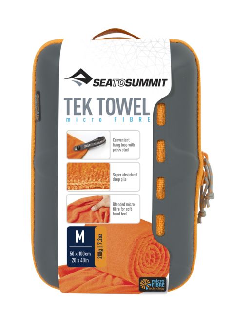 Sea to Summit Tek Towel Medium 20in x 40in Orange