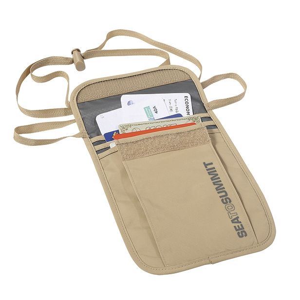 Sea to Summit Travelling Light Neck Pouch Sand