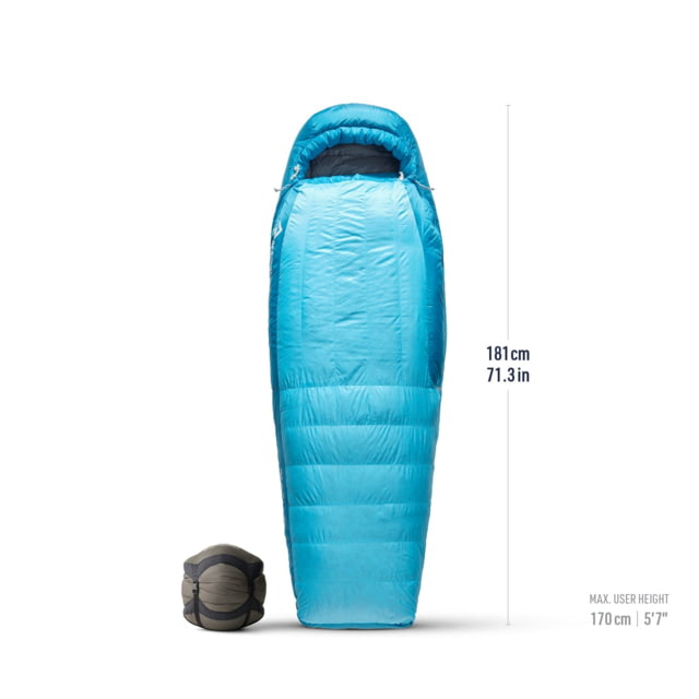 Sea To Summit Sea to Summit Trek Down 15F/-9C Sleeping Bag - Women's Regular Blue Atoll Regular