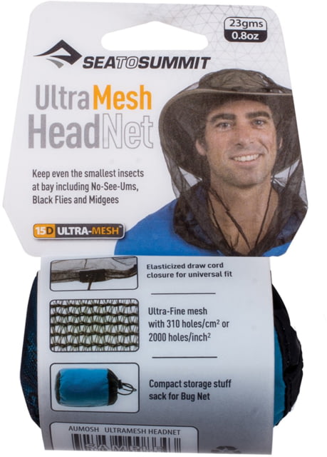 Sea to Summit Ultra-Fine Mesh Headnet Black