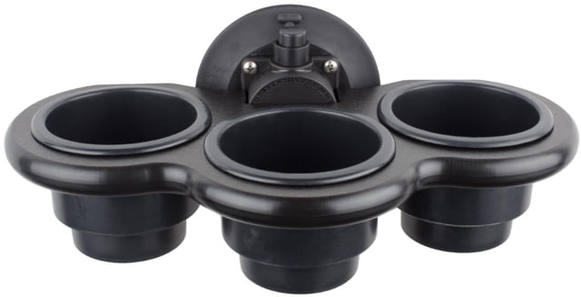 Seasucker SeaSucker 3-Cup Holder Vertical Mount Black