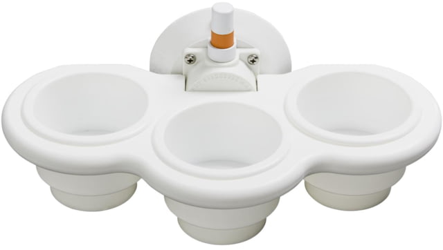 Seasucker SeaSucker 3-Cup Holder Vertical Mount White