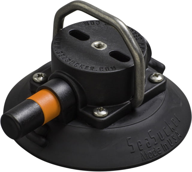 Seasucker SeaSucker 4.5in SeaSucker Mount w/Pointed Stainless Steel D-Ring Black