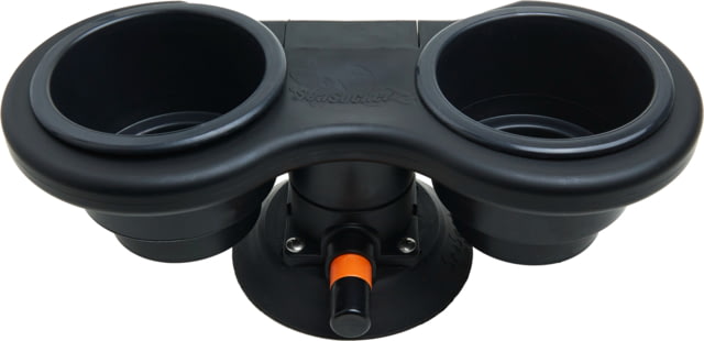 Seasucker SeaSucker Horizontal 2-Cup Holder Black