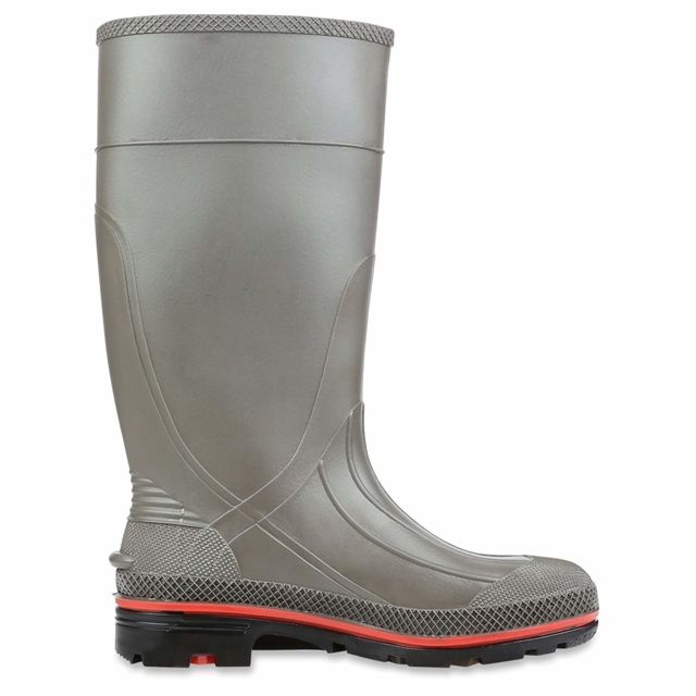 Servus PRO PVC Footwear Boots - Mens Gray/Red 6