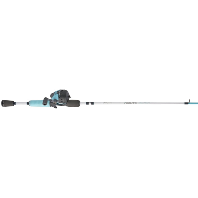 Shakespeare Agility Gel-Tech Spincast Combo 3.0/1 Right 6 6ft. Rod Length Medium Power Fast Action 2 Pieces Rod Seafoam