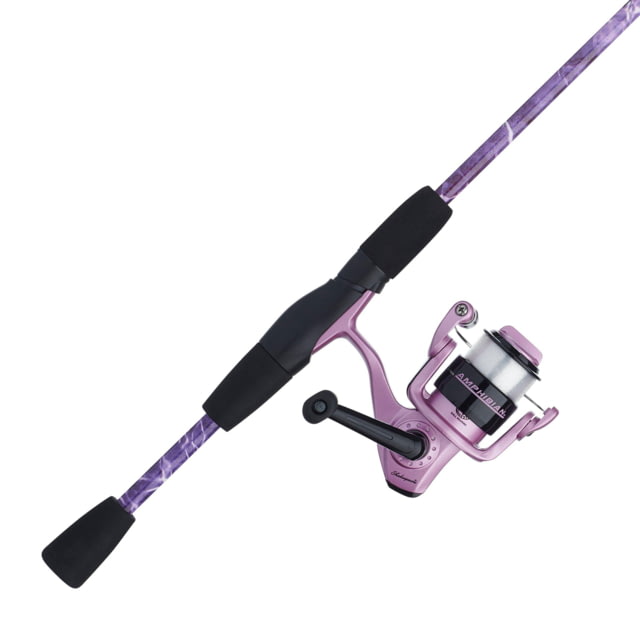Shakespeare Amphibian Camo Spinning Combo 5.2/1 30 5ft. 6in. Rod Length Medium Power 2 Pieces Rod Pink