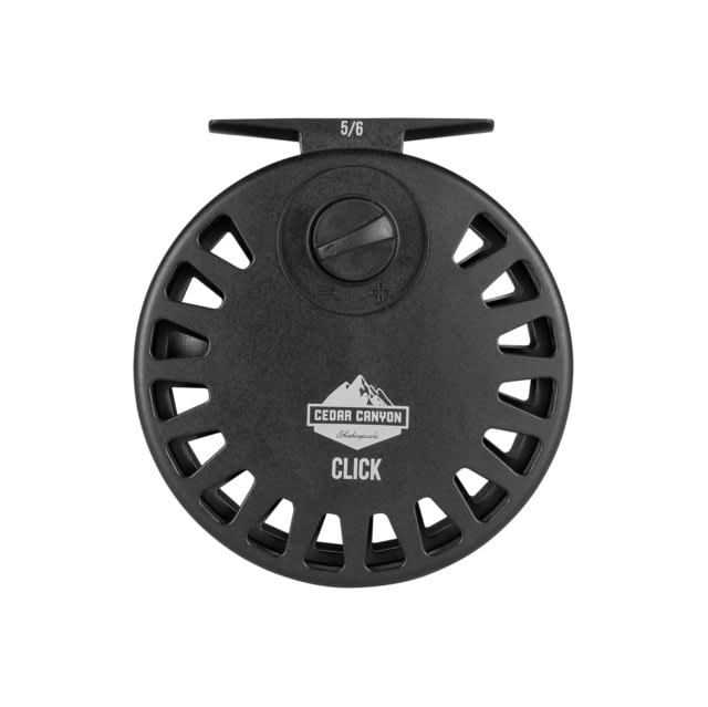 Shakespeare Shakespeare Cedar Canyon Click Fly Reel 1.0/1 Right/Left 5/6 Black
