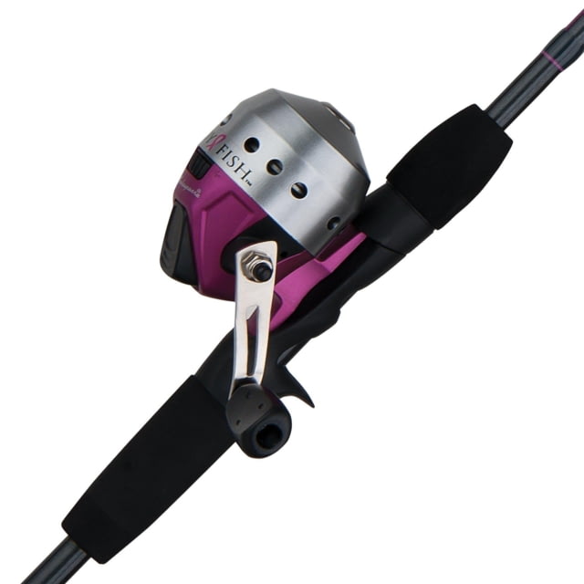 Shakespeare Ladyfish Spincast Combo 3.0/1 Right 6 5ft. 6in. Rod Length Medium Power 2 Pieces Rod Pink
