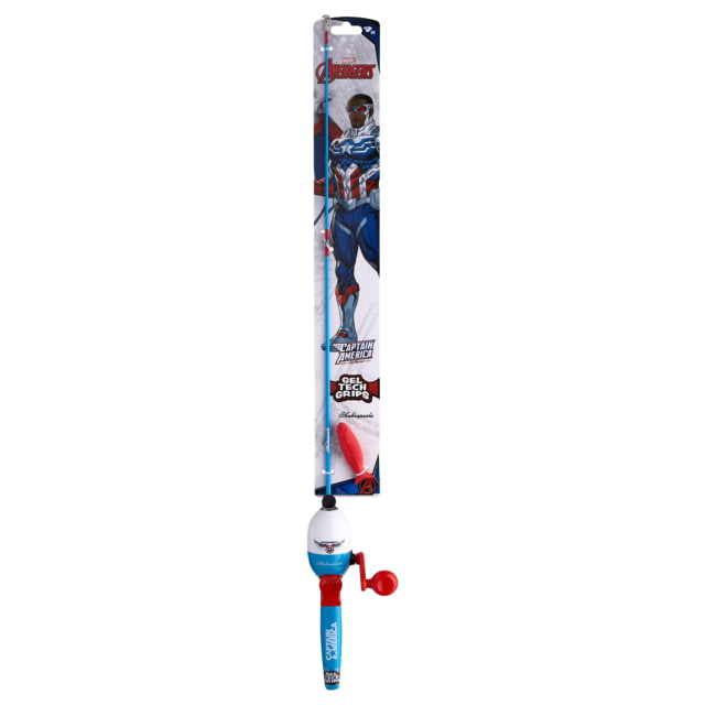 Shakespeare Marvel Captain America Beginner Kit 3.1/1 5 2ft. 6in. Rod Length Medium Power 1 Piece Rod