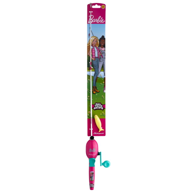 Shakespeare Mattel Barbie Beginner Kit 3.1/1 5 2ft. 6in. Rod Length Medium Power 1 Piece Rod