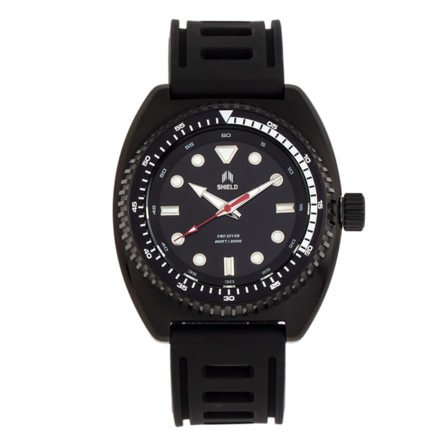 Shield Dreyer Diver Strap Watch - Mens Black/Black One Size