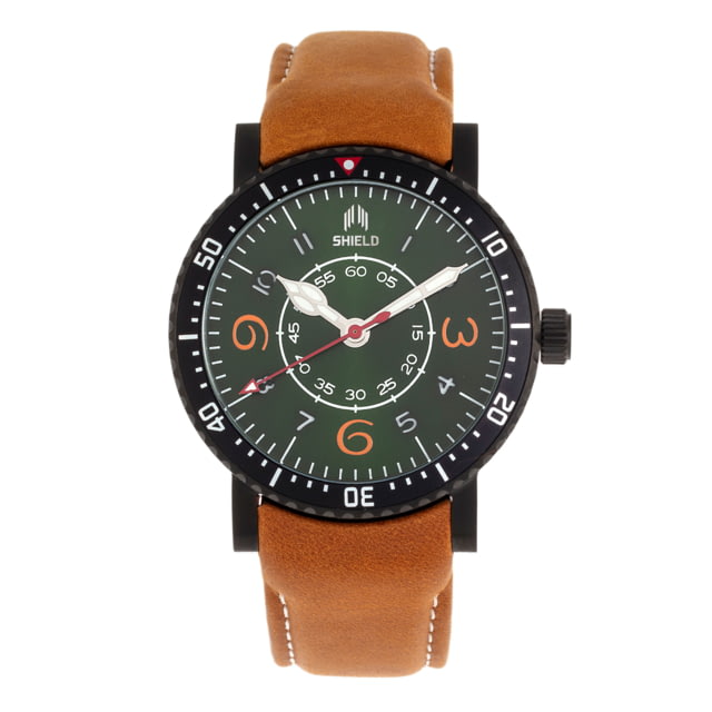 Shield Gilliam Diver Watch - Mens Green/Light Brown One Size