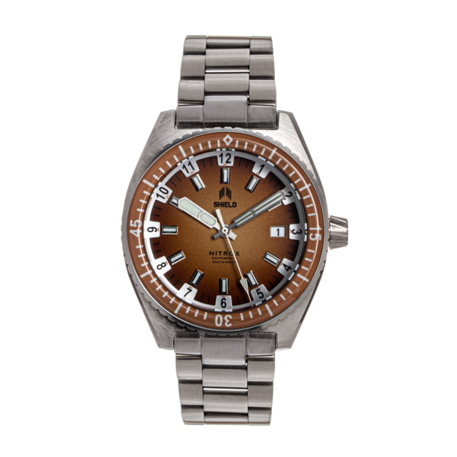 Shield Nitrox Watch - Men's Date Brown 42mm