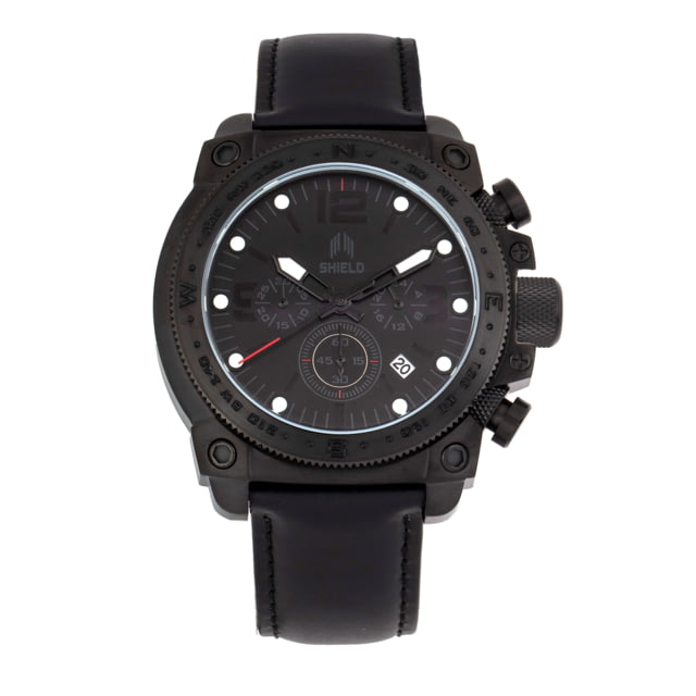 Shield Tesei Chronograph Diver Watch w/Date - Mens Black/Black One Size