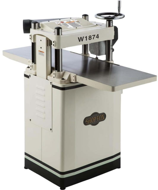 Shop Fox 15in 3 HP motor and 5200 RPM Fixed-Table Planer w/Helical Cutterhead