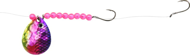 Shur Strike Elite Crawler Rig Number 3 Colorado Hex Dbl. Hook 72in - Cotton Candy Shad