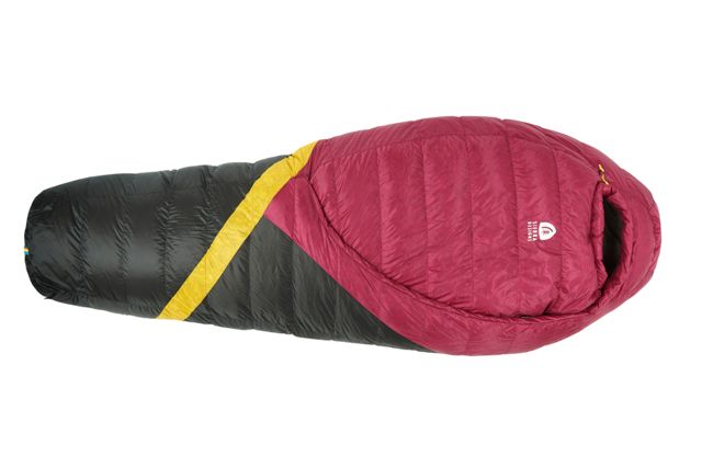 Sierra Designs Cloud 800 Dridown 20 Degree Sleeping Bag – Women’s Sangria/Yellow/Peat Regular