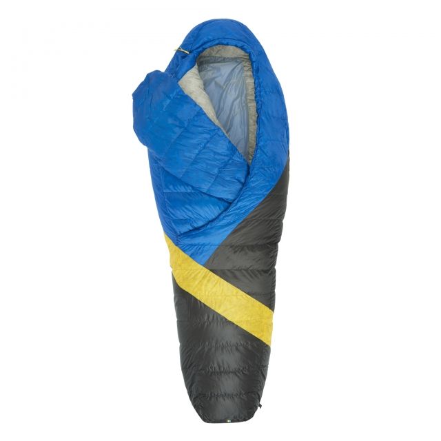 Sierra Designs Cloud 800 Dridown 35 Degree Sleeping Bag Blue/Yellow/Peat Regular