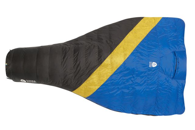 Sierra Designs Nitro Quilt 800F 35 Degrees Sleeping Bags Blue/Yellow/Peat Regular