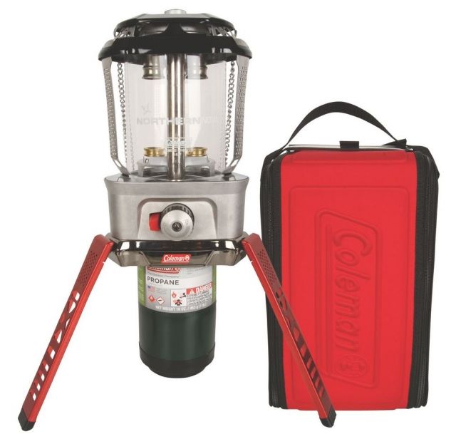 Coleman Signature Northern Nova Propane Lantern Red / Silver