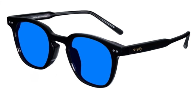 Simplify Alexander Polarized Sunglass Black/Blue One Size