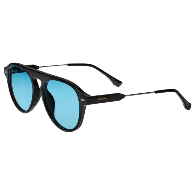 Simplify Carter Polarized Sunglasses Black Frame Blue Lens Black/Blue One Size