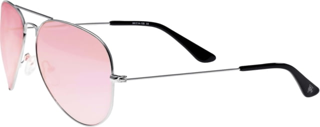 Sixty One Sunglasses Honupu Sunglasses Silver Frame Pink Lens Polarized One Size