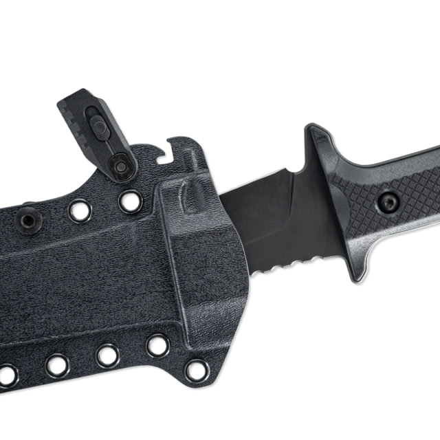 Skallywag Tactical Skallywag Tactical Riptide Tanto Fixed Blade Knife 6.35 in D2 Tanto Blade G10 Handle Black Riptide Tanto-Black